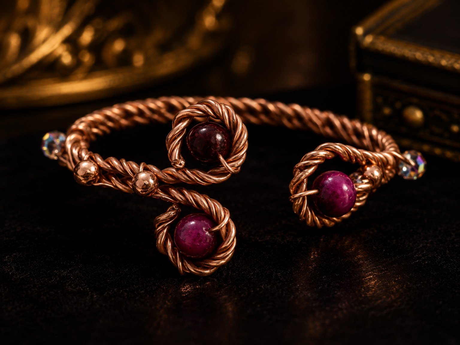 Amaranth bracelet.