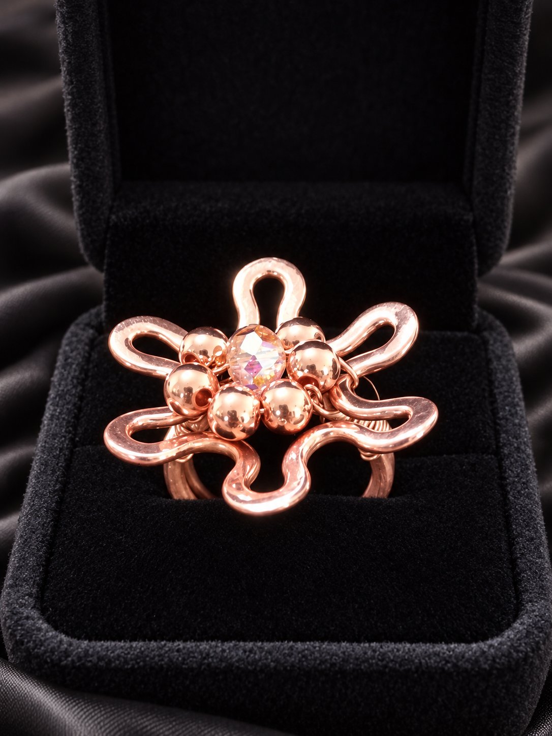 Gilded Petal ring.
